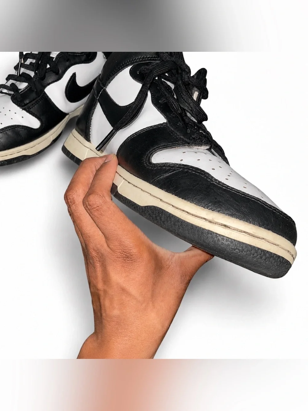 Nike Dunk High Sneakers - Black & White